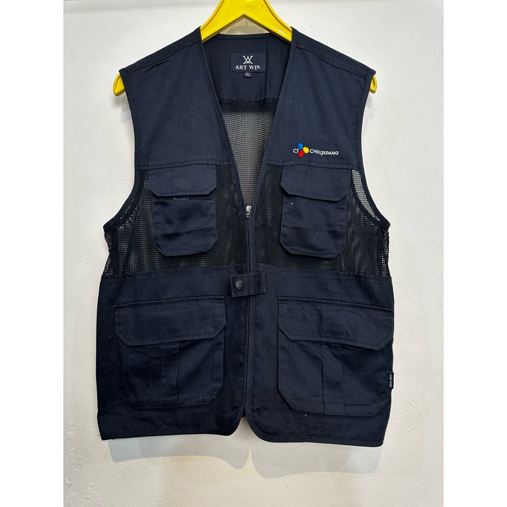 rompi vest second tactical multipocket proyek mancing kfa 016