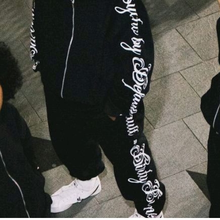 Dirty Bussines  pants full bordir