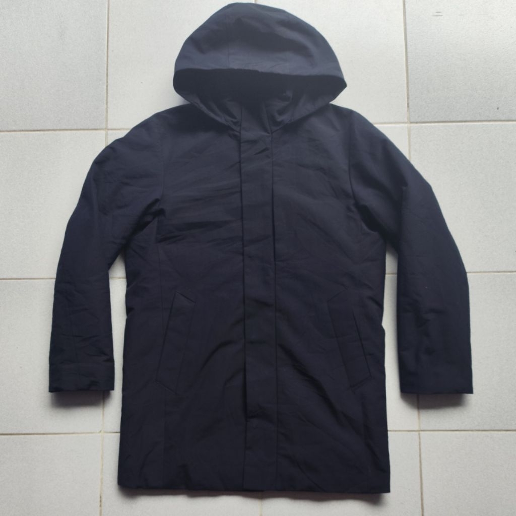 uniqlo hybrid down navy jacket  S