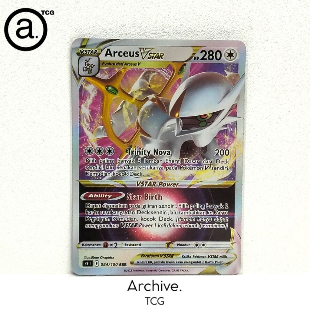 Arceus Vstar (084/100) Pokemon Indonesia ~ Star Birth S9