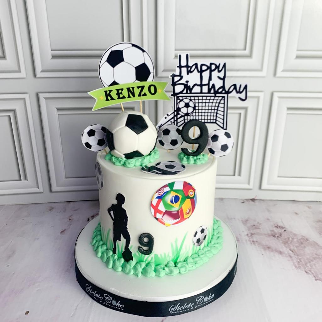 Kue Ulang Tahun/Birthday Cake/Kue Ulang Tahun Tema Bola/Kue Birthday /Kue Anak Laki-Laki