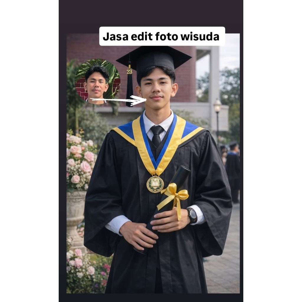 Jasa edit foto wisuda