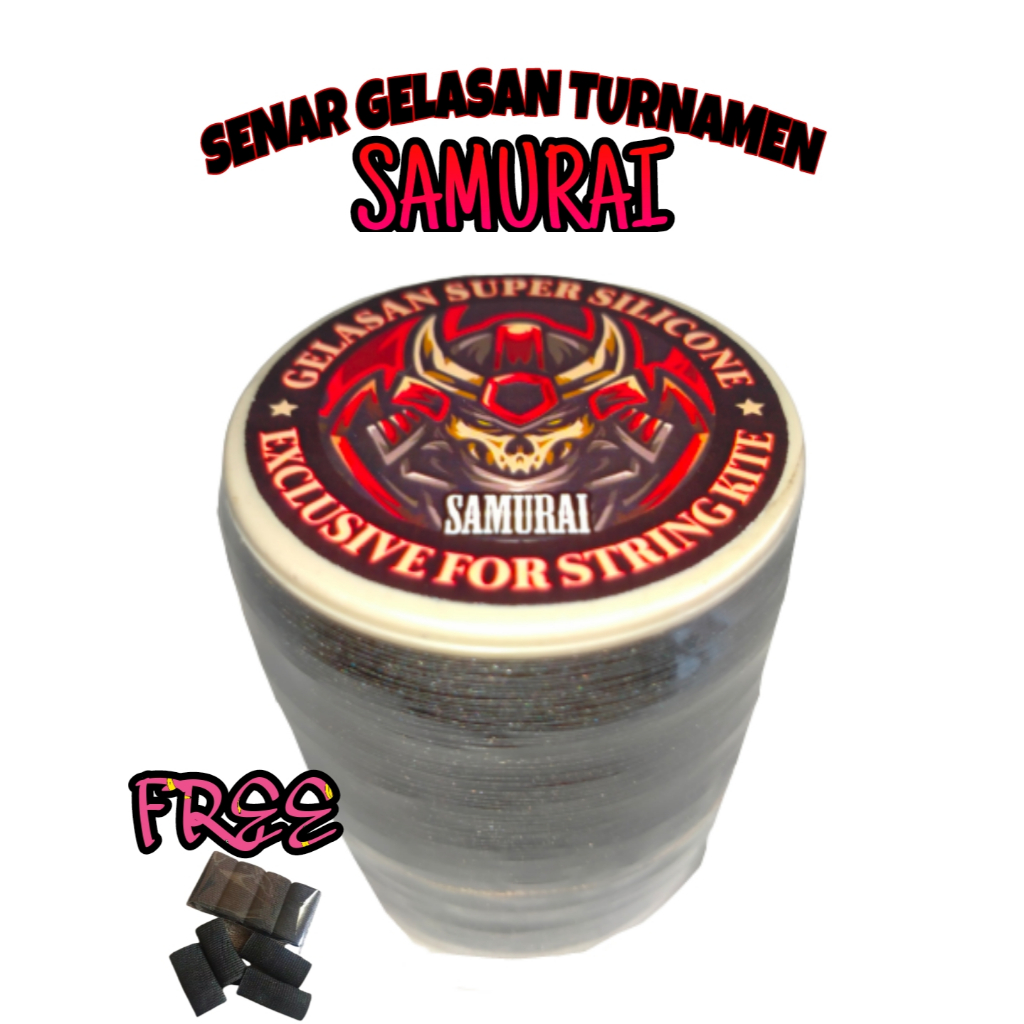 Gelasan/Benang Layangan Samurai- Benang Gelasan Super Tajam - Free Pelindung Jari