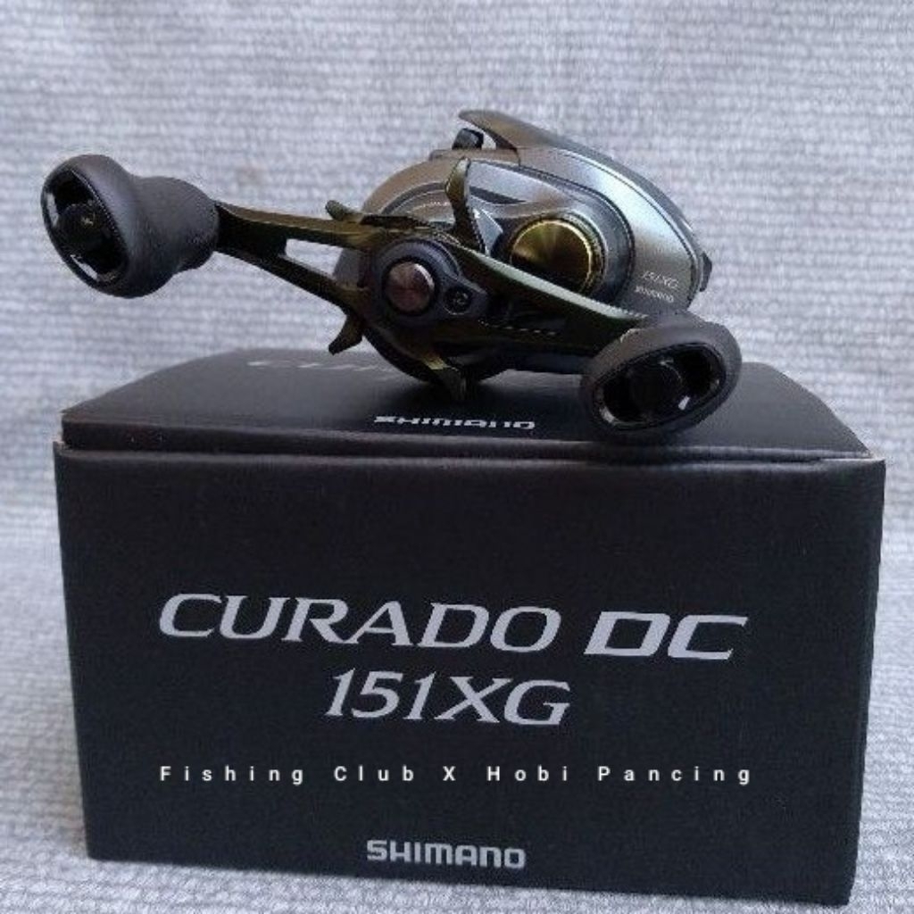 Reel Shimano Bait Casting Curado DC 151 XG HG 201 XG HG , Reel Bc, Casting,toman, rawa