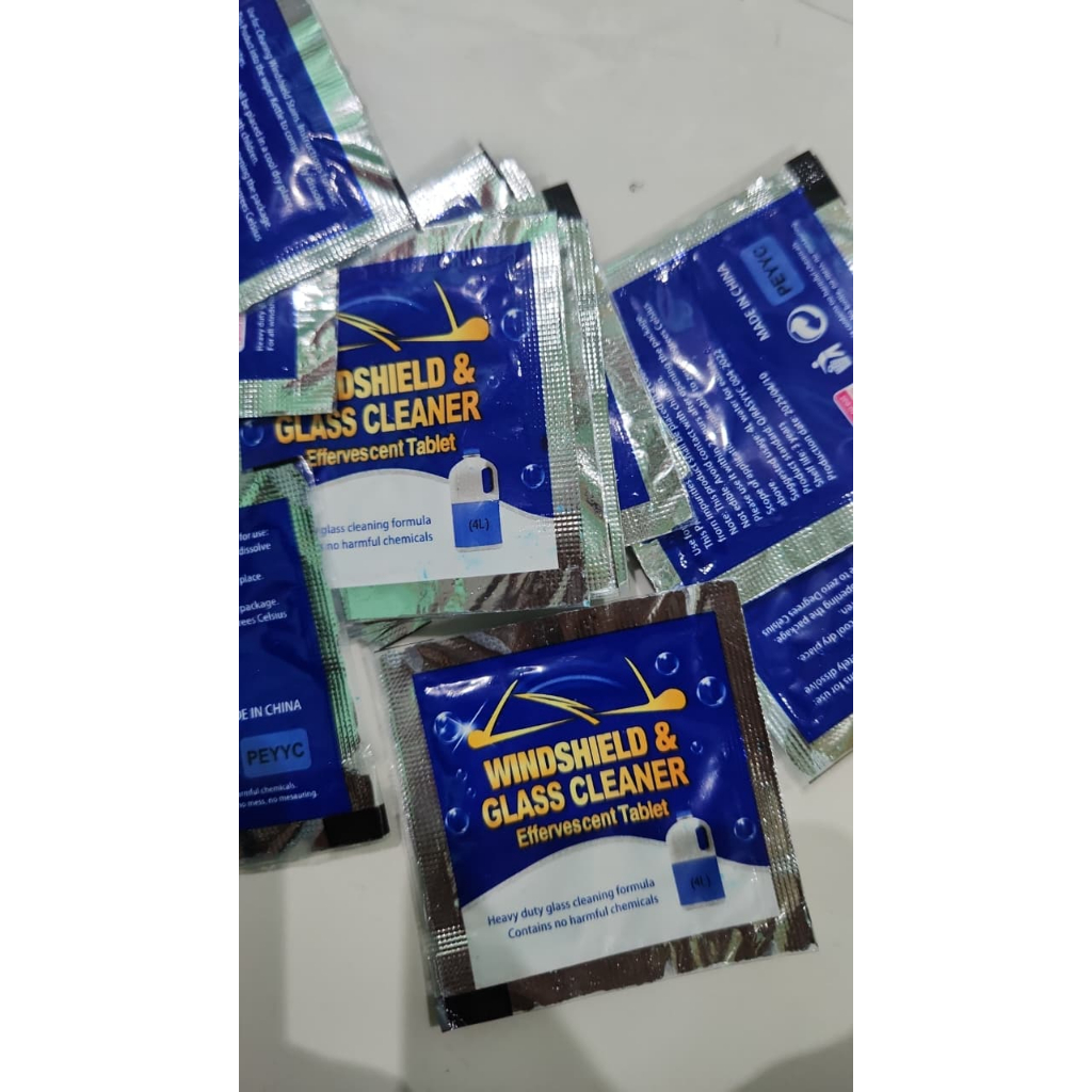 Tablet Wiper Pil Sabun Pembersih Kaca Mobil Obat Jamur