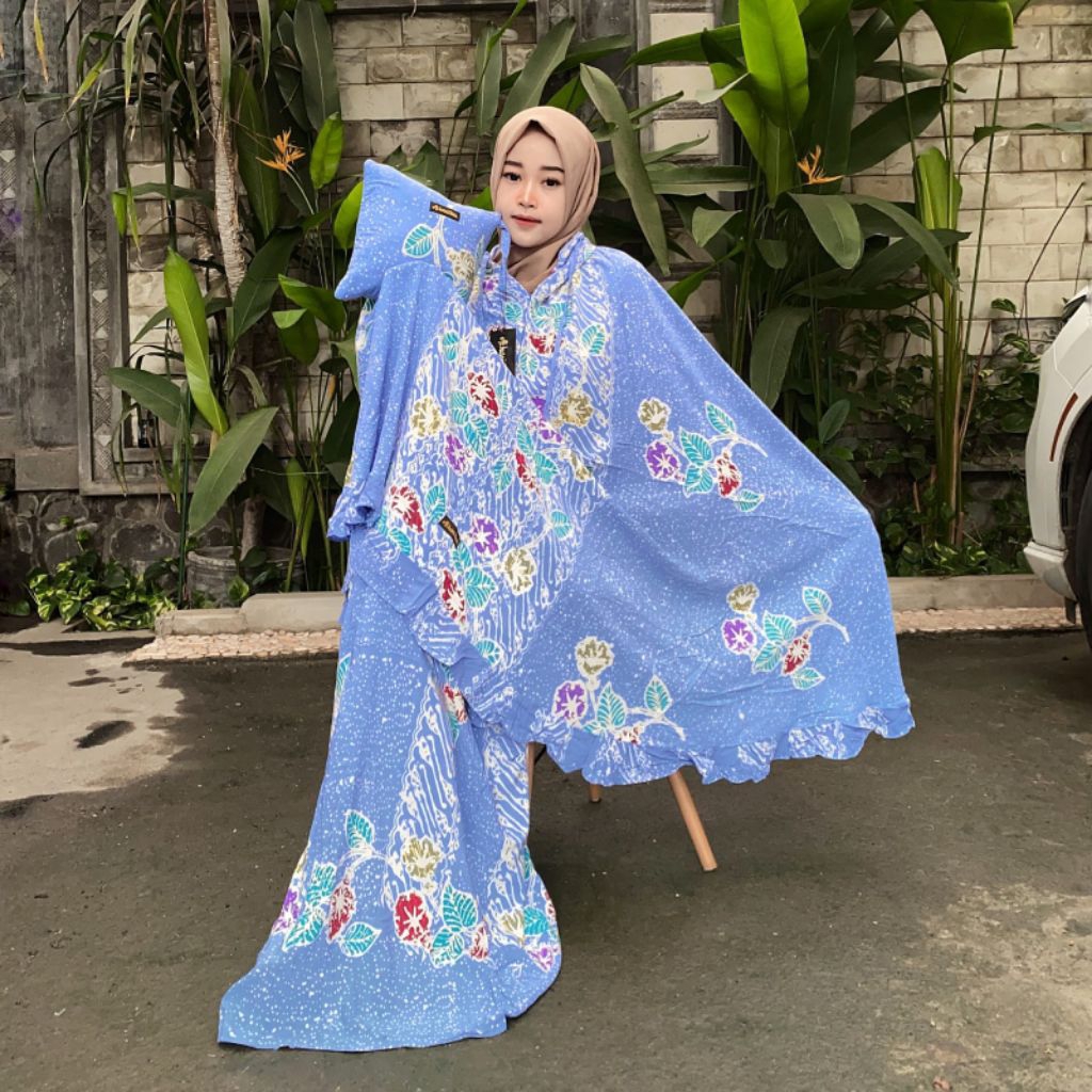 berkah mukena batik cap canting malaman