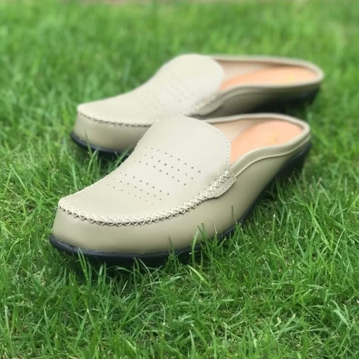 Sandal Sepatu Wanita Hilda Cream Jolie Ashley