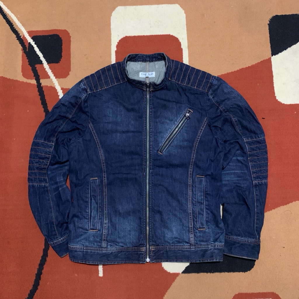 Avirex Type Blue Motorcycle Jacket | Jaket motor Avirex second