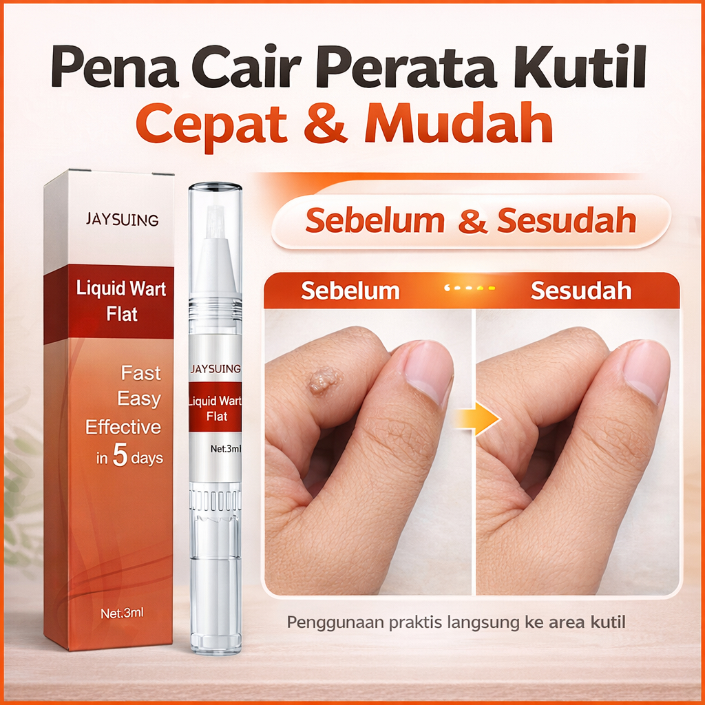 [Beli 2 Gratis 2]Pensil Obat Kutil untuk Memudarkan Mole dan Kaki Ayam /Pena Cair Kutil Herbal Anti 