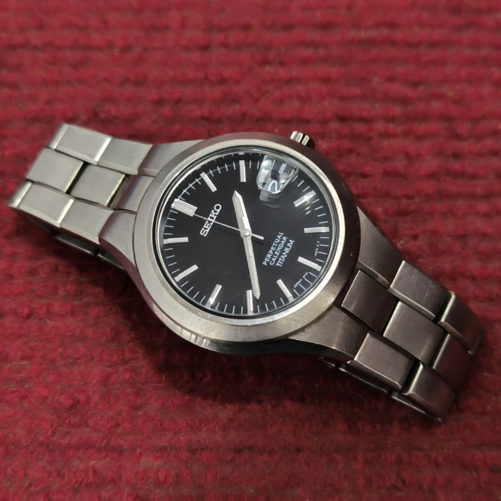 Seiko Perpetual Calendar Titanium 8F32 - 0220