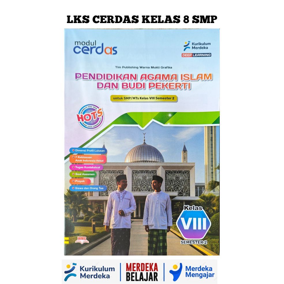 Lks Cerdas Pendidikan Agama Islam Kelas 8 SMP Semester 2 Kurmer  Terbaru Murah