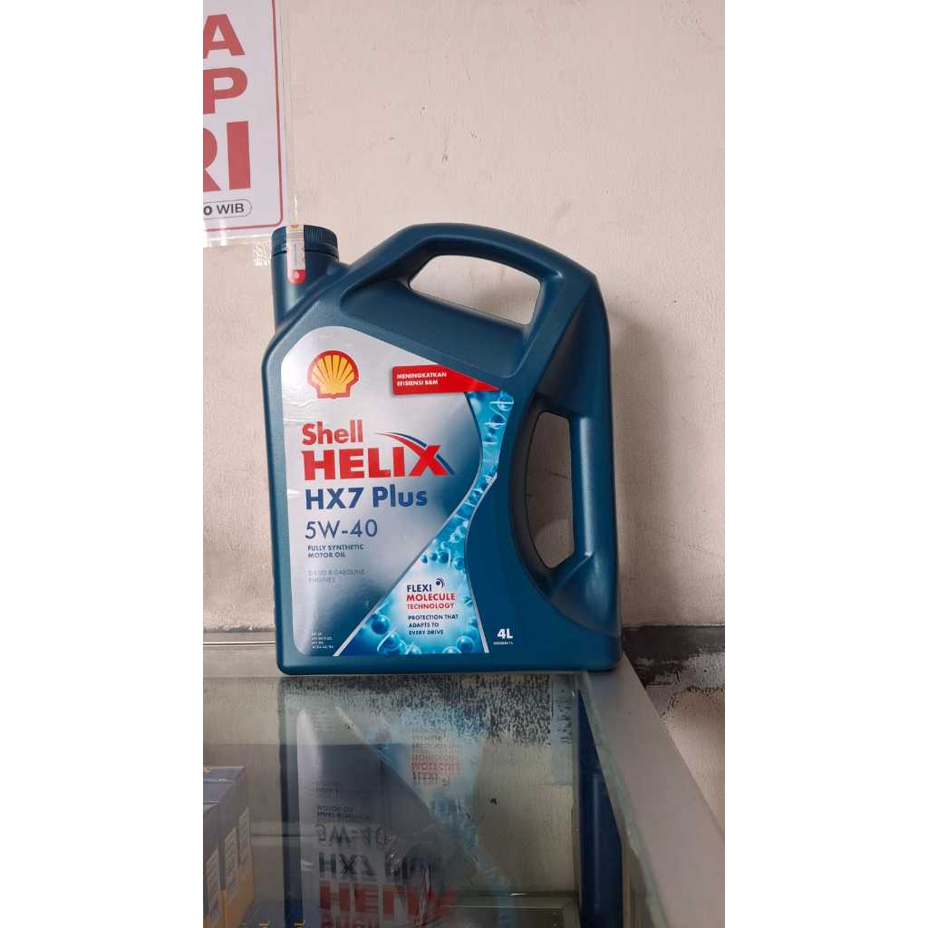 Oli Mesin Shell Helix HX7 SAE 5W-30 4 Liter Bensin Galon HX 7 5W30 4L