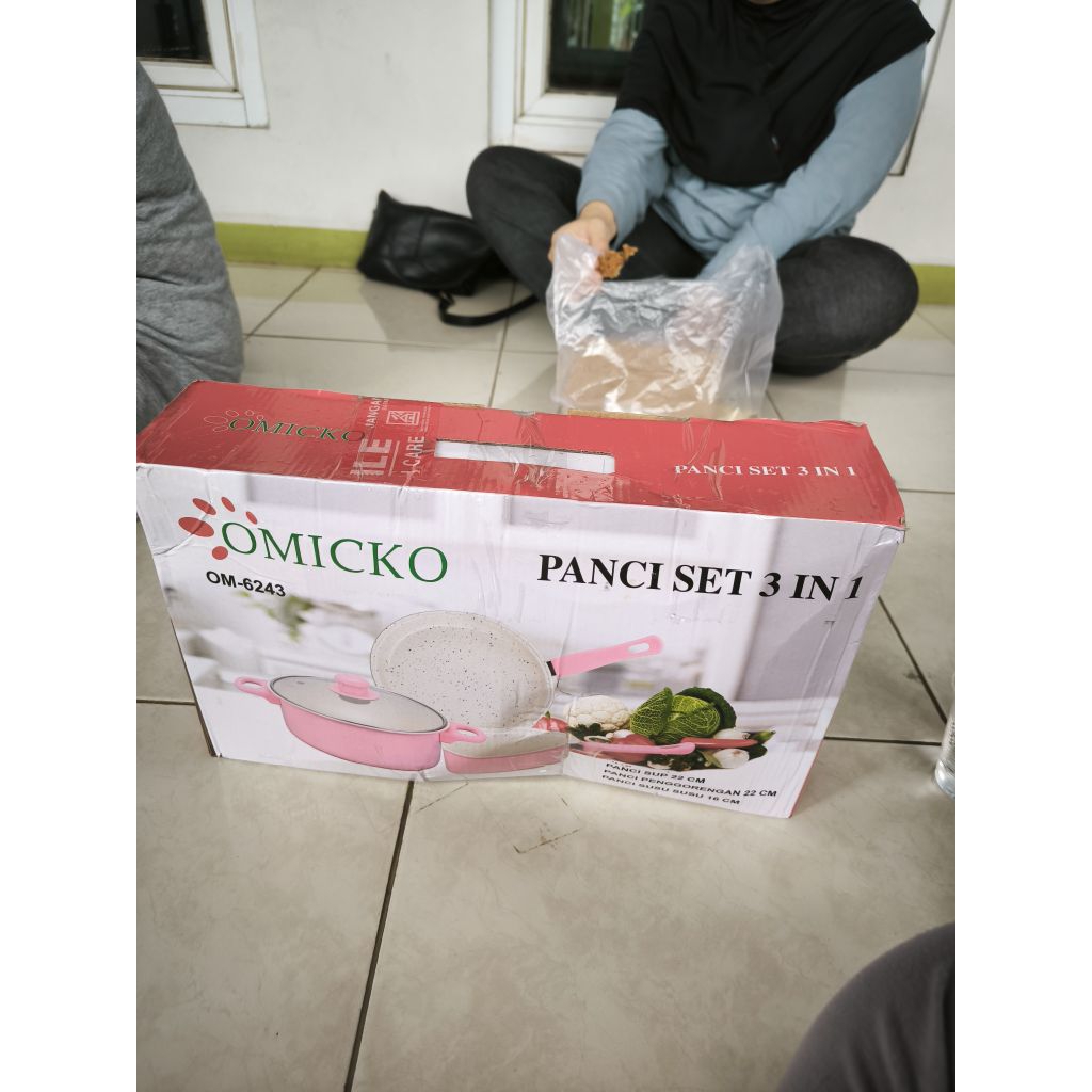 omicko panci set hijau