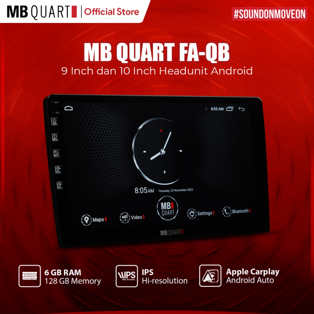 MB Quart FA-QB 9 Inch dan 10 Inch 6/128 Gb Headunit Android