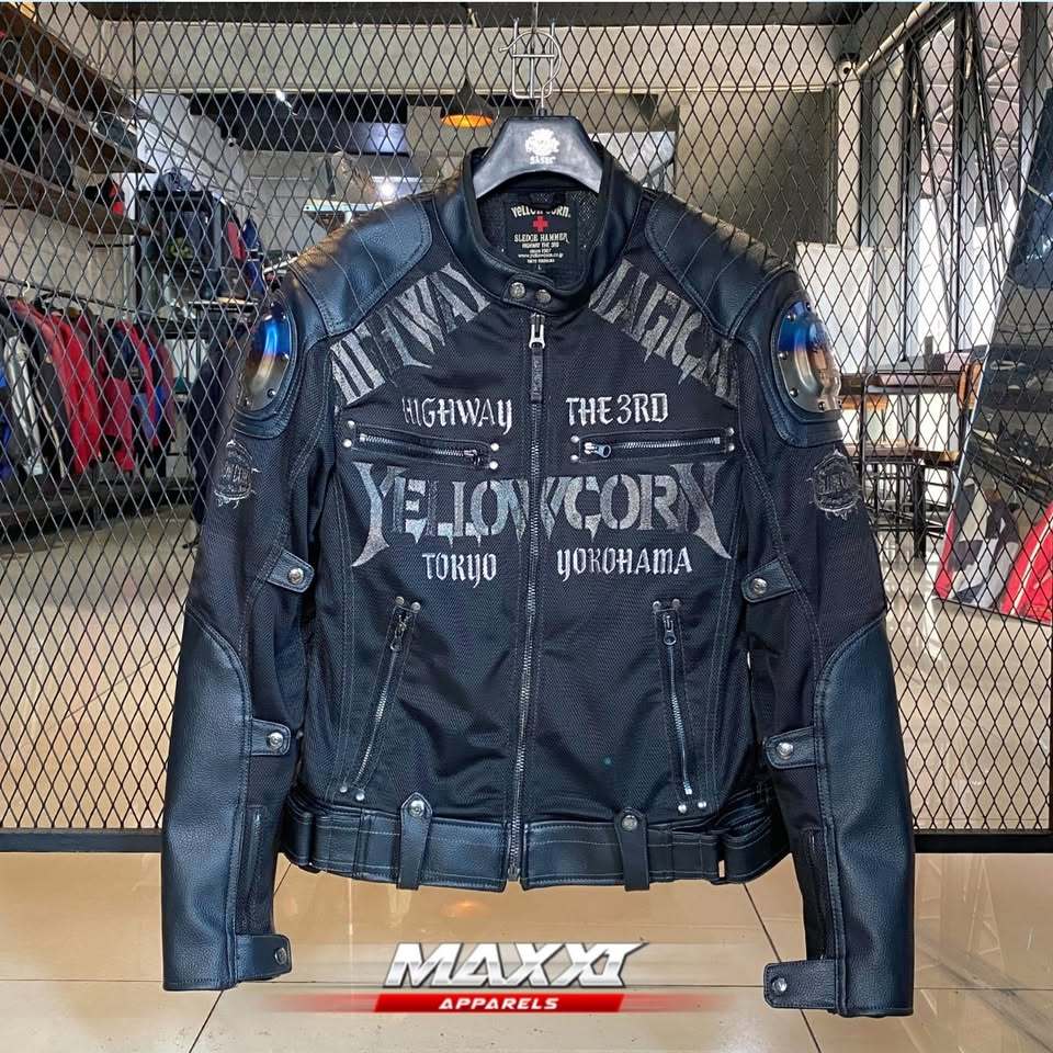 Jaket motor Yellow Corn | YB 9109 Black Titanium | Jaket Touring | Jaket Original