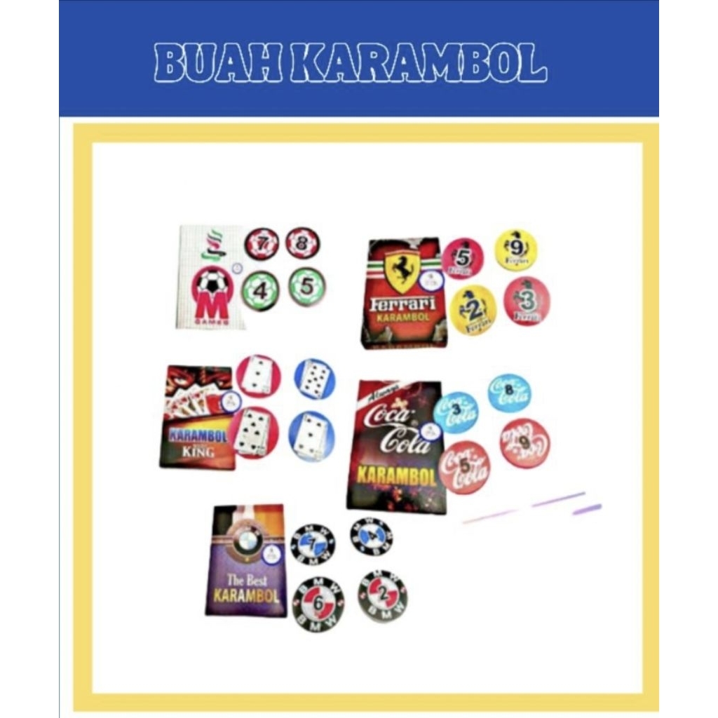 Buah karambol karakter biji karambol 5mm