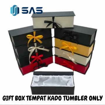 GIFT BOX TEMPAT KADO TUMBLER ONLY | Custom BOX GIFT HAMPERS BOTOL | KOTAK HADIAH | KOTAK SOUVENIR | 