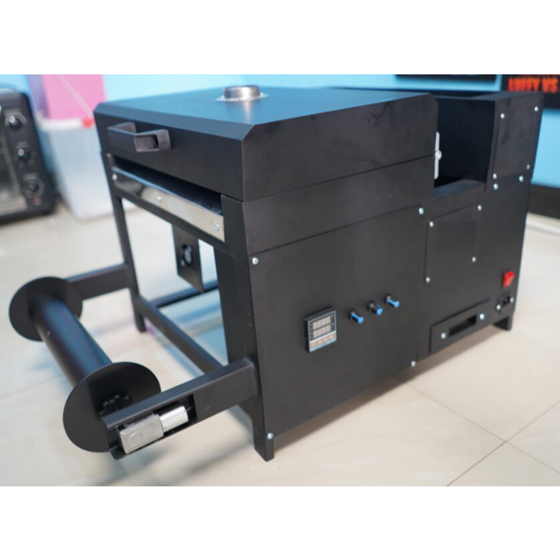 Oven DTF A3 DUSTING A3+ ( oven otomatis + tepung otomatis + gulung otomatis ) seken bekas hidup norm