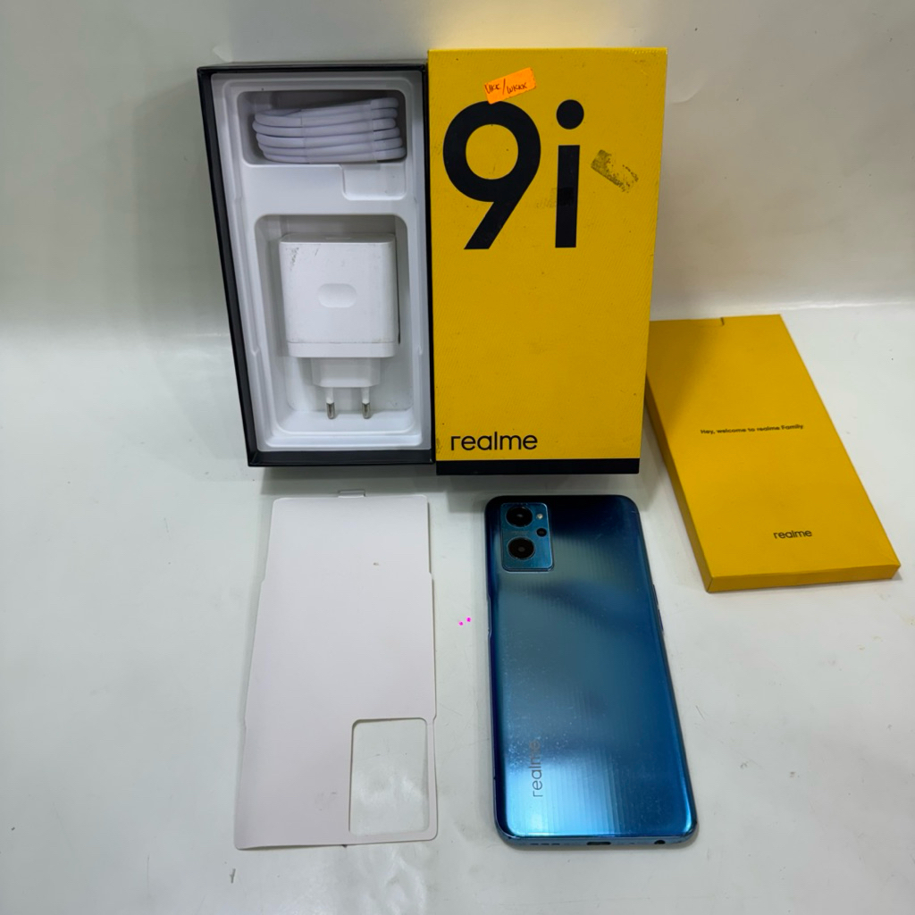Realme 9i 6/128gb Fullset Second Garansi Resmi