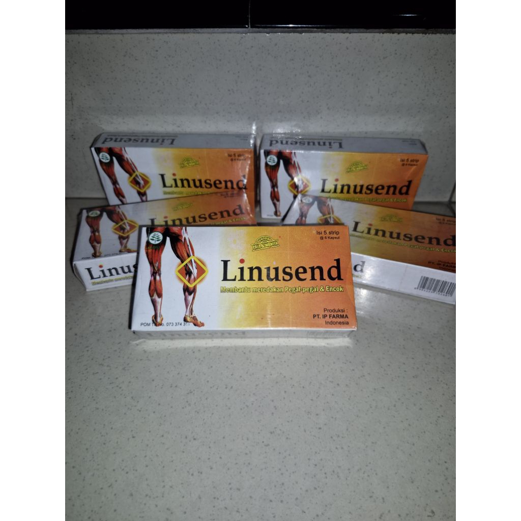 LinuSend kapsul original asam urat dan pegal linu