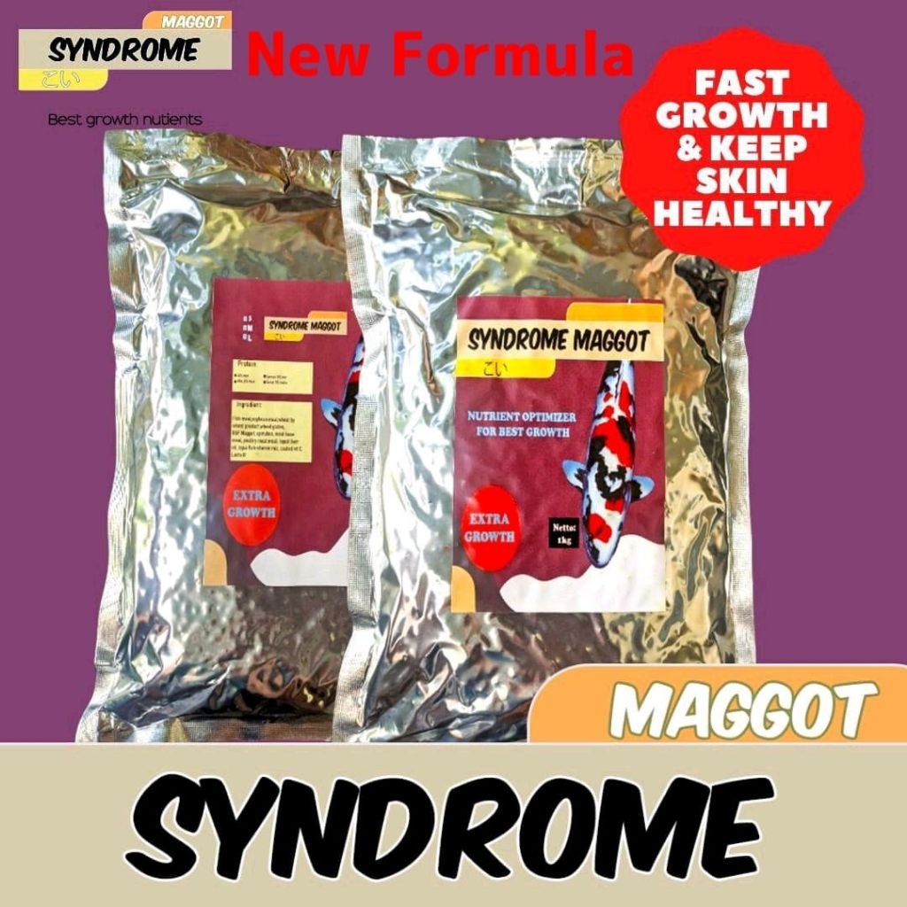 Syndrome Maggot 1 Kg Pelet Bsf Maggot premium