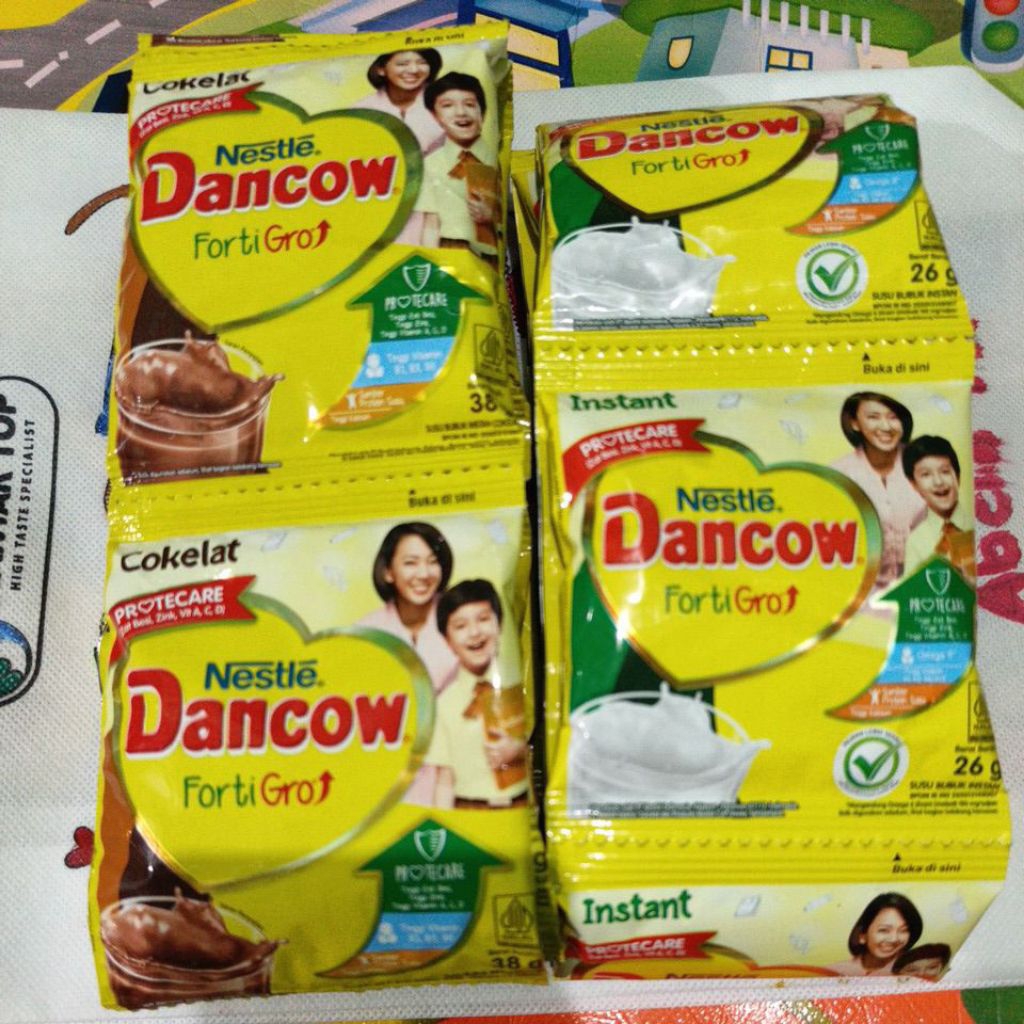 DANCOW FORTIGROW SACHET 1 RENCENG ISI 10 PCS