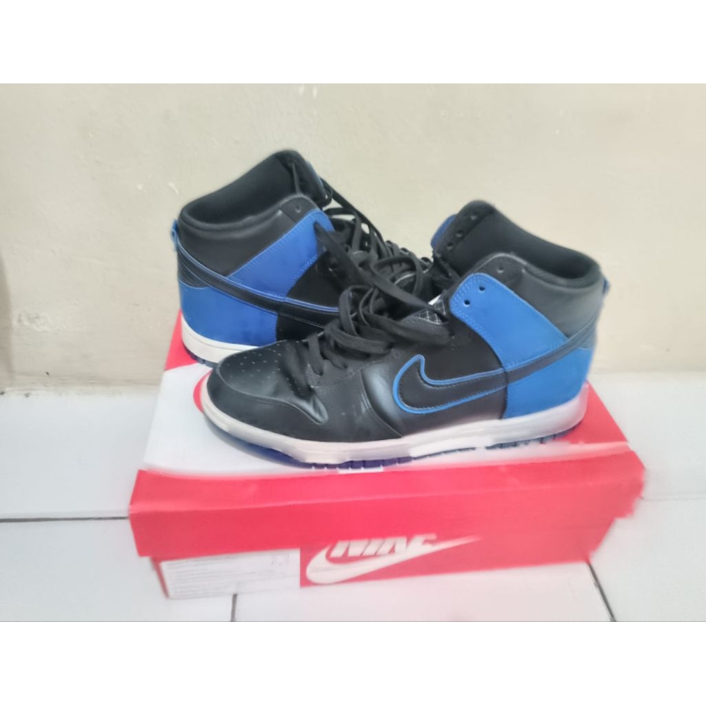 Sepatu Nike air Jordan high blue black Ukuran 43