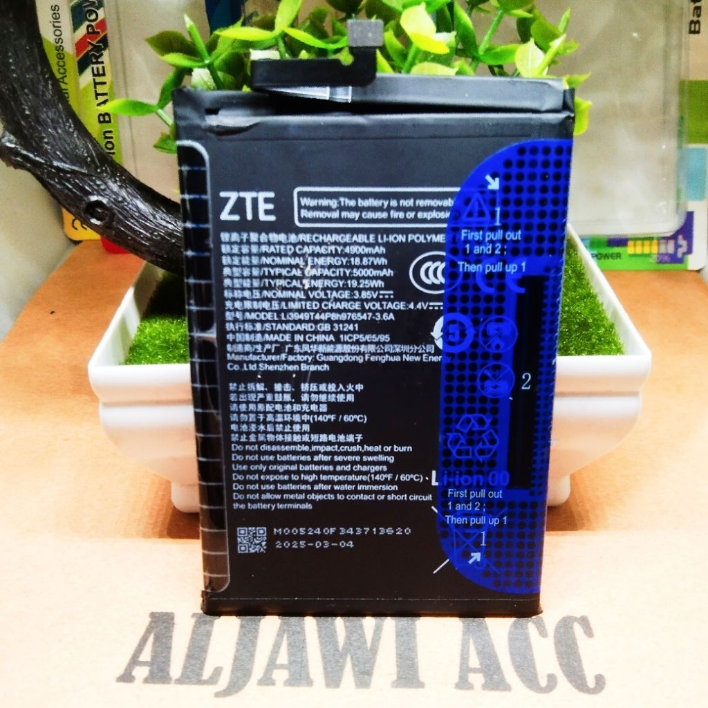 Baterai Batre Battery ZTE Blade A52 A53 Pro Li3949T44P8H976547 5000mAh Battery Hp