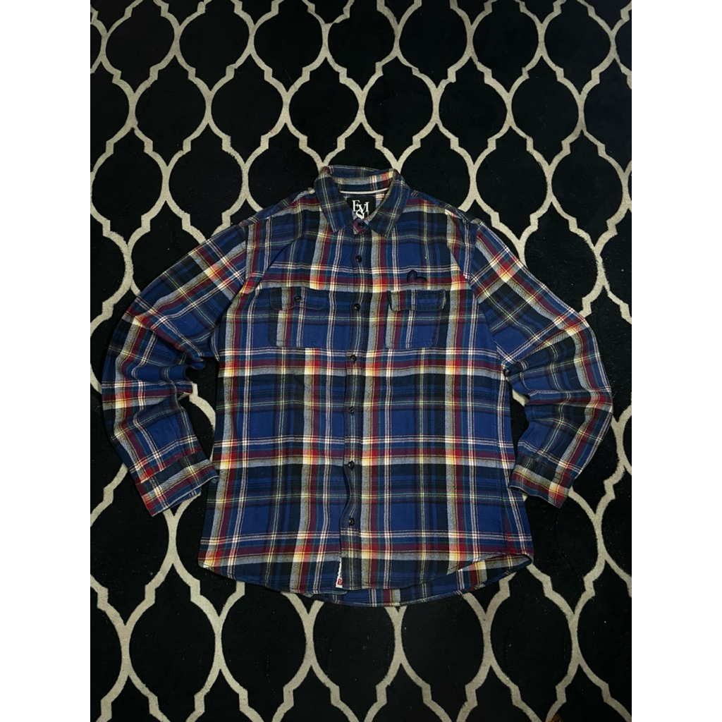KEMEJA FLANEL EVISU SECOND BRAND