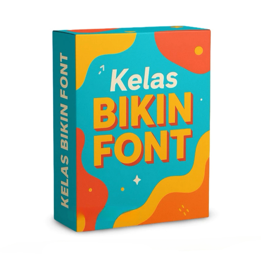KELAS BIKIN FONT Belajar Buat Desain Font Keren Sendiri dan Cara Menjualnya