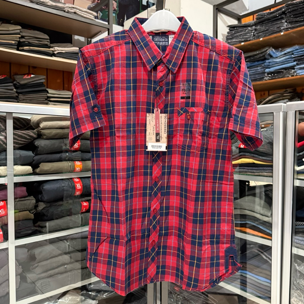 Cressida Kemeja Lengan Pendek Original | Kemeja Pria Lengan Pendek