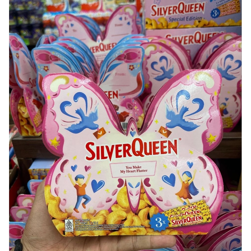 Cokelat Silverqueen Kupu-Kupu Valentine | Silverqueen Viral Valentine