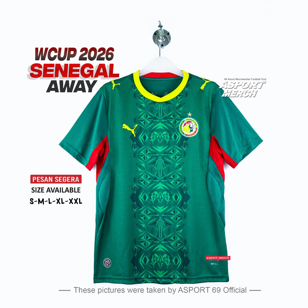 JERSEY SENEGAL AWAY 2026 PILDUN HIJAU