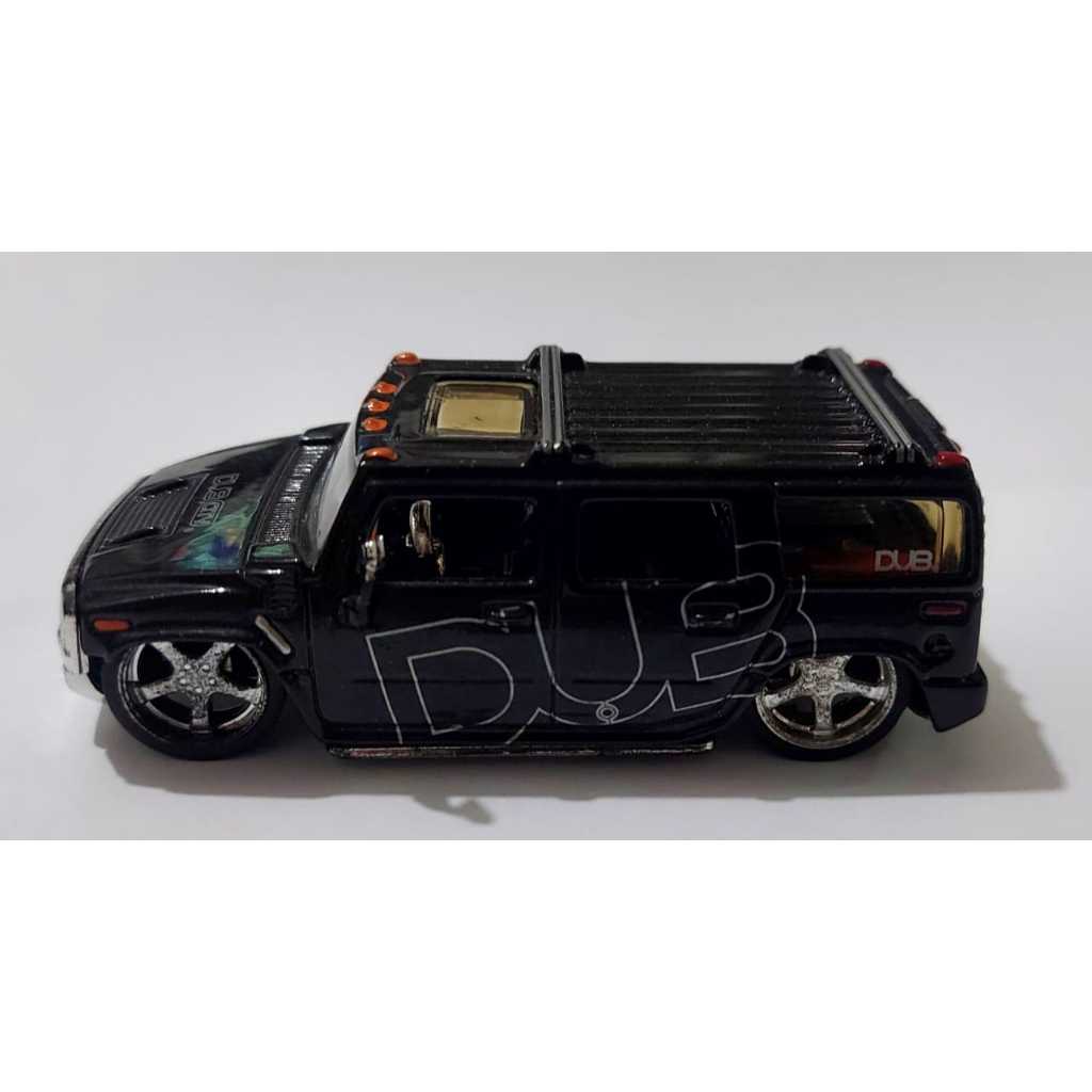 JADA TOYS HUMMER H2 DUB CITY BLACK 1:64