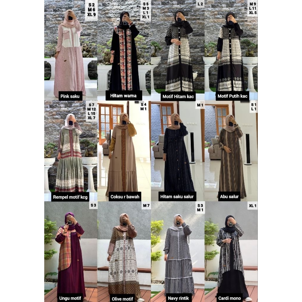 Dress Nadheefa store Ori terbaru