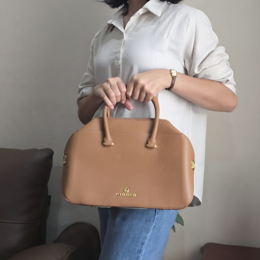 Tas Aigner Coklat Pre-loved/Second