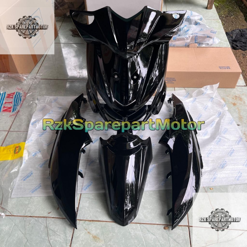 Full Body Halus Honda Beat Pop Hitam/Beat Pop 2014 2015 2016 Hitam Glossy