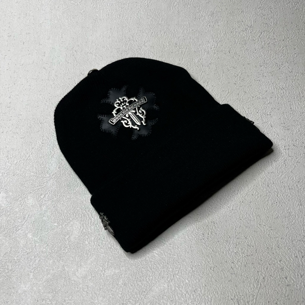 BEANIE CHROME HEARTS - BEANIE HAT CHROME HEARTS - BEANIE CH