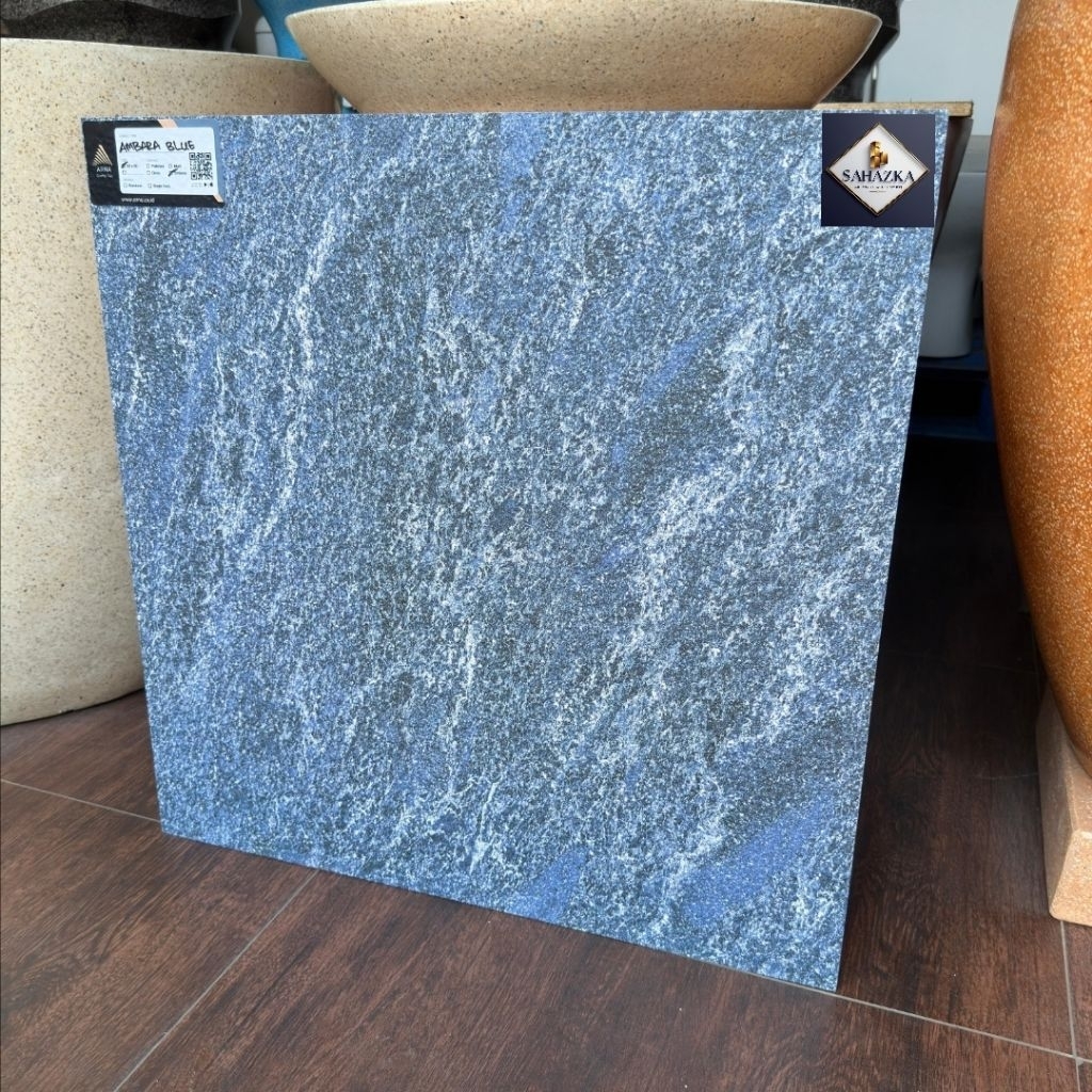 Granit 60x60 anti slip kasar timbul | Arna ambara dark blue local