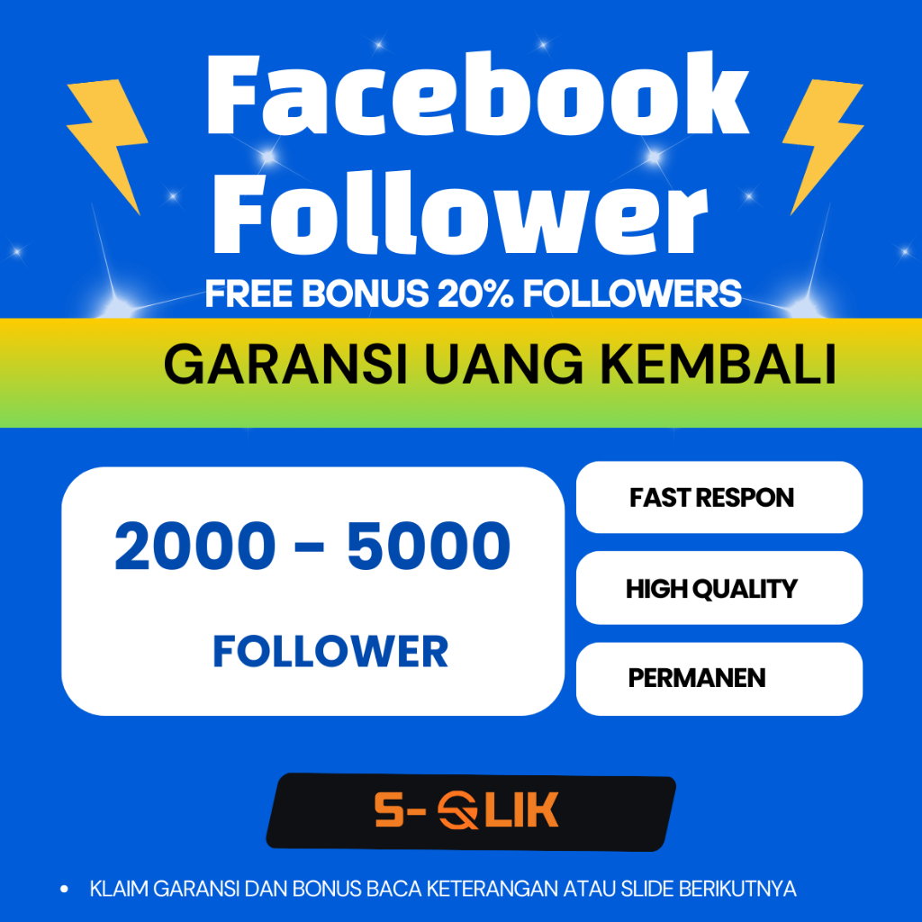 Followers Facebook Aktif Pengikut Facebook Profil/Halaman Followers Aktif