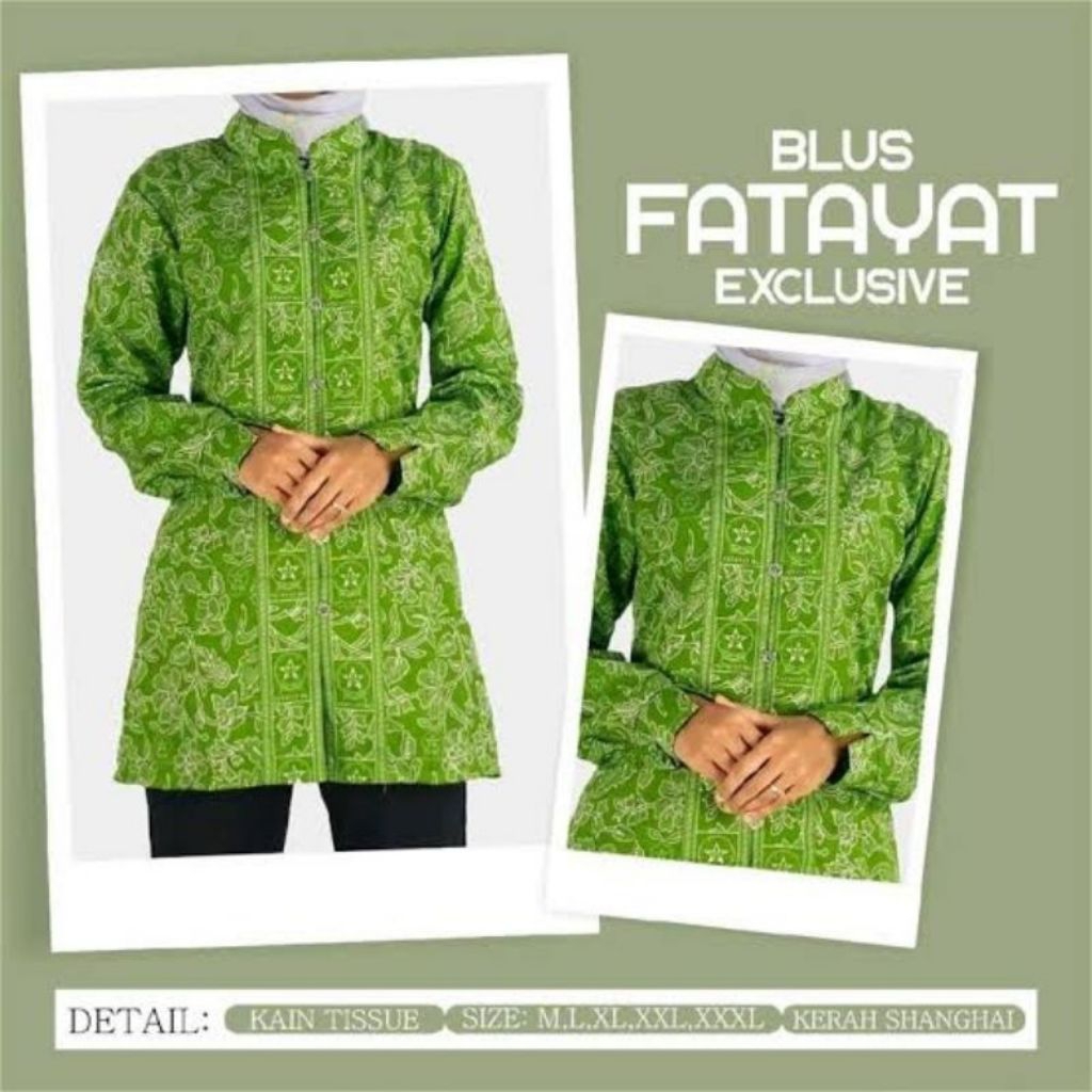 Seragam Fatayat NU Blus Fatayat