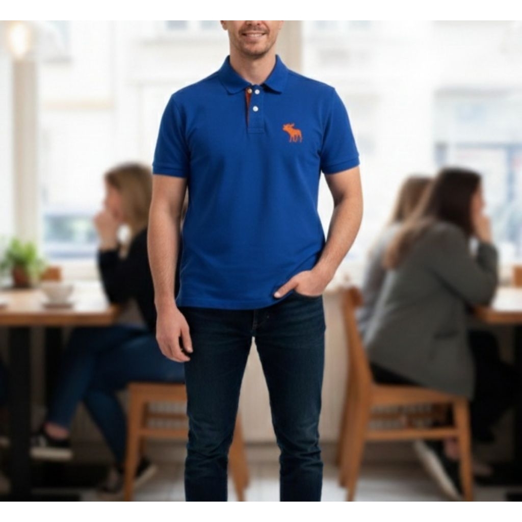 Kaos Polo tShirt abercrombie & fitch preloved