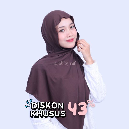 Hijab by Nif | Pashmina Meleyot | Pashmina Premium | Pashmina Jersey | 170x55 CM