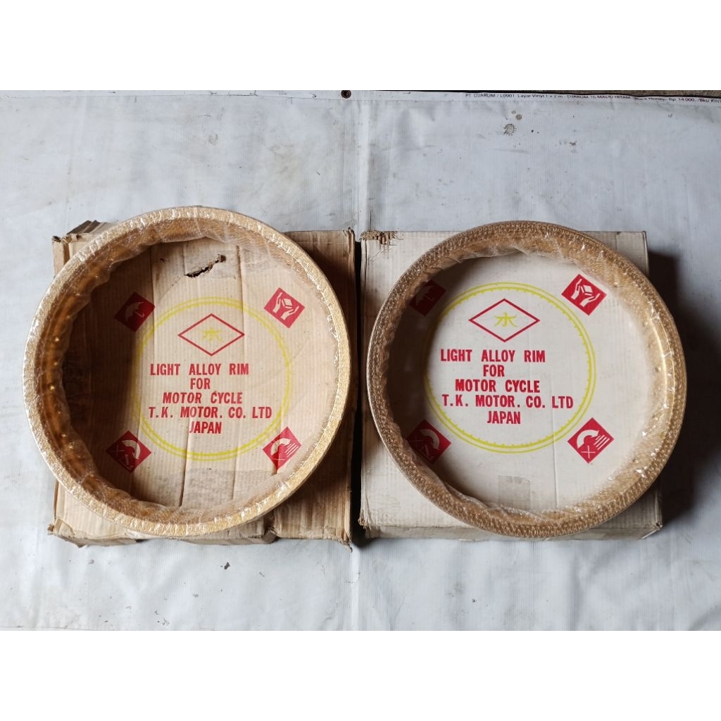 Velg Jari TK Japan Honda WIN 100 18X215 17X215 Original Nos Japan