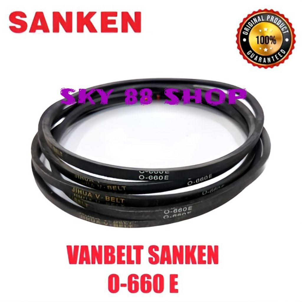 VANBELT / FANBELT MESIN CUCI SANKEN 0-660E