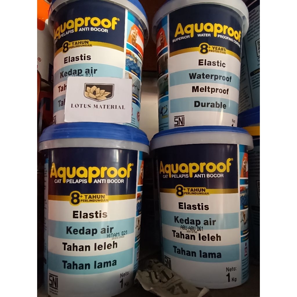 Aquaproof 1kg 4kg / cat pelapis anti Bocor waterproofing / cat Aquaproof / Cat waterproof aquaproof 