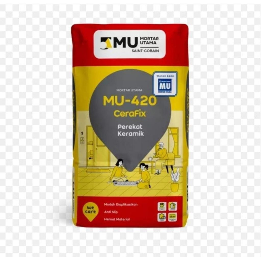 MU420 / MU 420 Perekat Keramik / Mortar Utama 420 / Mu 420 Cerafik 25Kg