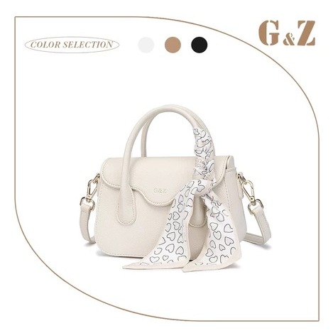 G&Z Tas Wanita Three Angel Bag Tas Selempang SlingBag Modis Elegan Warna Solid