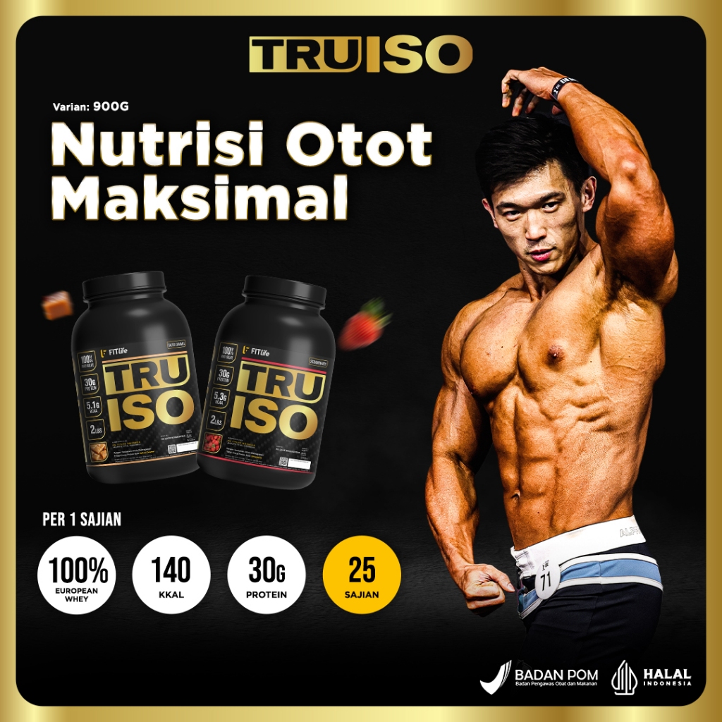 FITlife Truiso Whey Protein Isolate 2lbs/900gr (WPro Iso Upgraded)