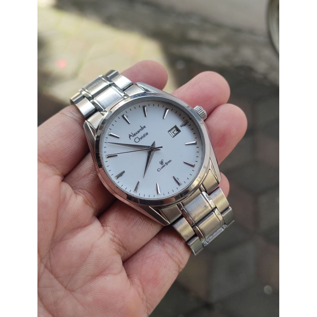jam tangan original Alexandre Christie pria second bekas preloved